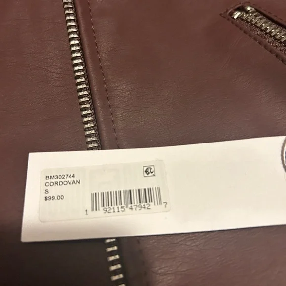 NWT Steve Madden faux leather jacket - Picture 8 of 8